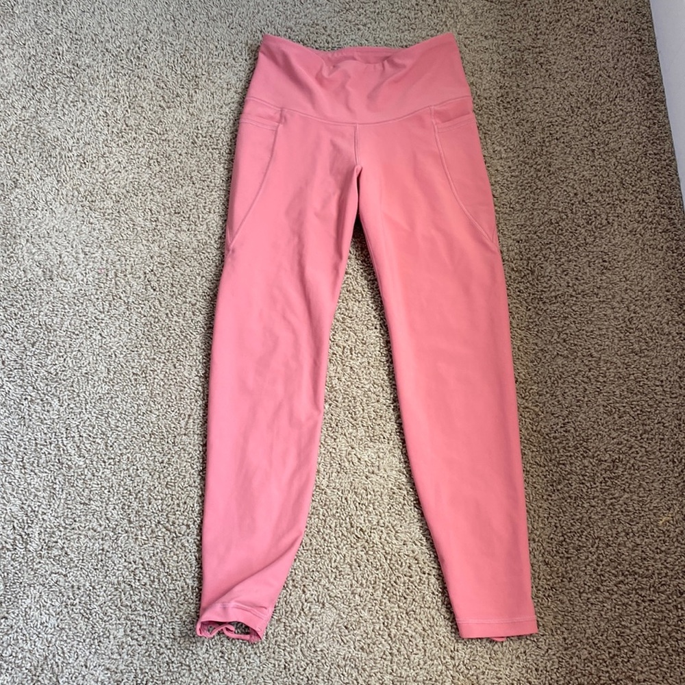 Peach leggings